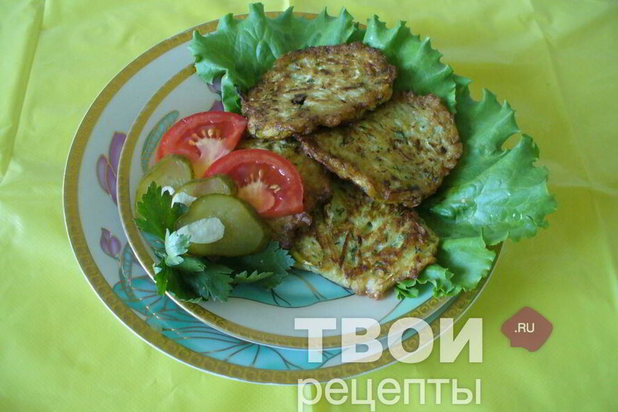 Рецепт оладий из кабачков