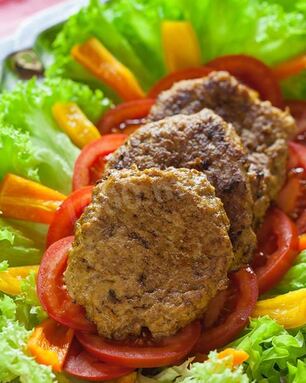 Оладьи из куриного фарша