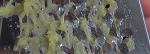 оладьи из рикотты с карамелизированной грушей. Шаг 4