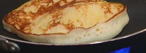 оладьи из рикотты с карамелизированной грушей. Шаг 11