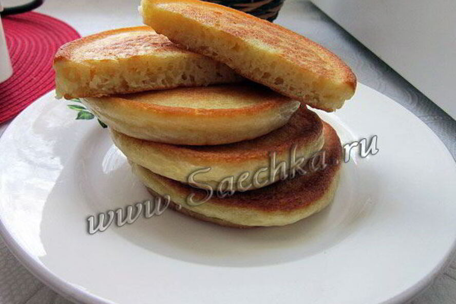 Рецепт оладий на кефире