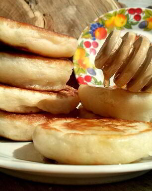 Оладьи на молоке с дрожжами