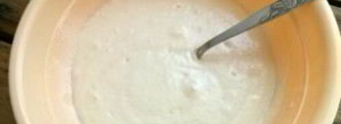 оладьи на молоке с дрожжами. Шаг 4