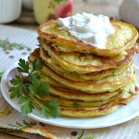 Оладьи на сметане