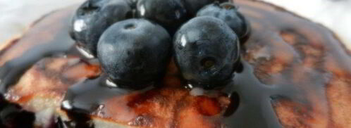 оладьи с черникой завтрак за 5 минут. Шаг 6