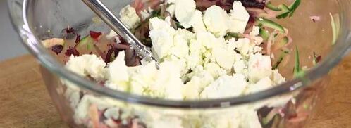 овощные оладьи с фетой и зеленью. Шаг 5