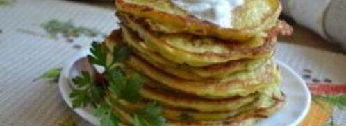 пышные оладьи из кабачков. Шаг 8