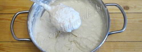 пышные оладьи на кефире или кислом молоке. Шаг 6