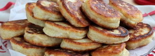 пышные оладьи на кефире или кислом молоке. Шаг 9