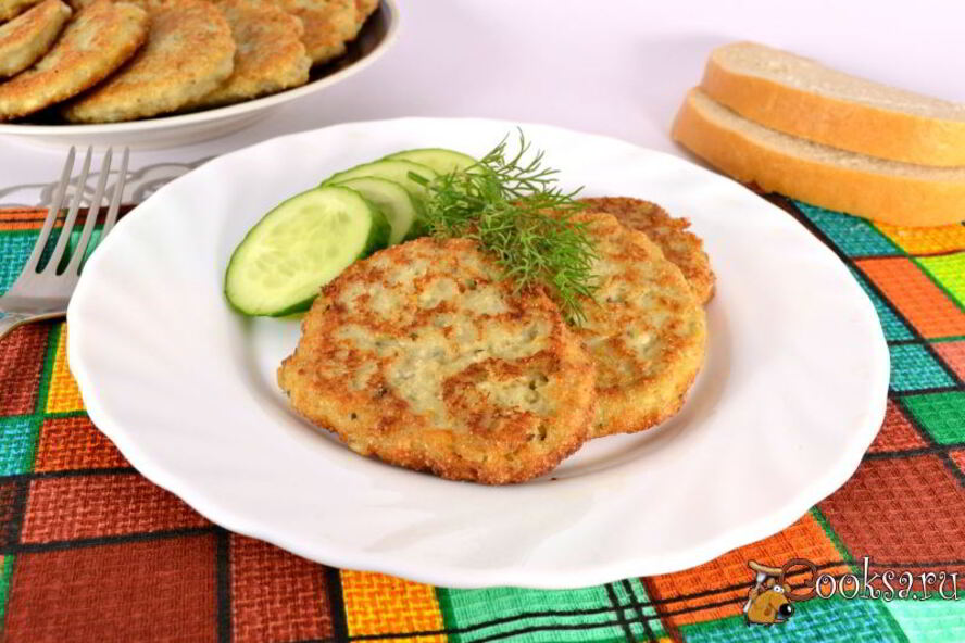 Рецепт рыбных оладий с творогом