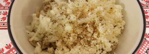 рыбные оладьи с творогом. Шаг 3