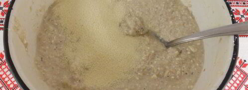 рыбные оладьи с творогом. Шаг 6