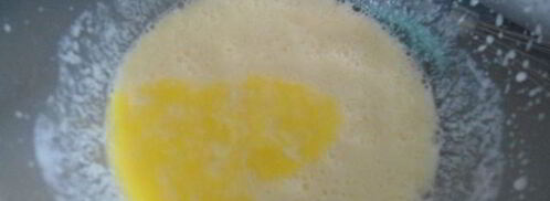 шоколадные оладьи с ревеневым соусом. Шаг 3