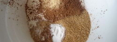 шоколадные оладьи с ревеневым соусом. Шаг 4