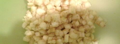 яблочные оладьи в духовке. Шаг 4