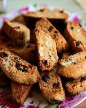 Бискотти из цельно-зерновой муки с орехами