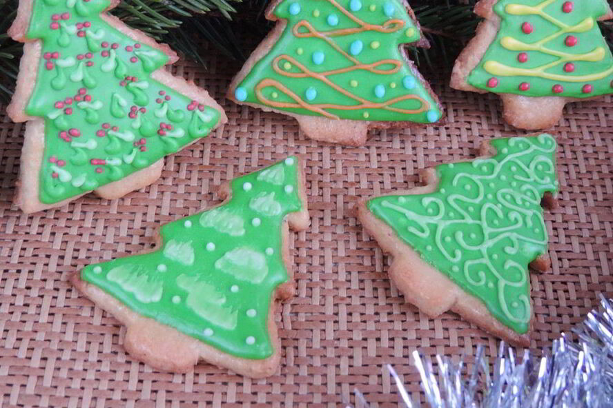 Рецепт имбирного печенья новогоднего