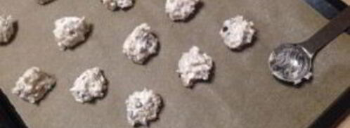 легкое печенье с кокосом, орехами и шоколадом. Шаг 9