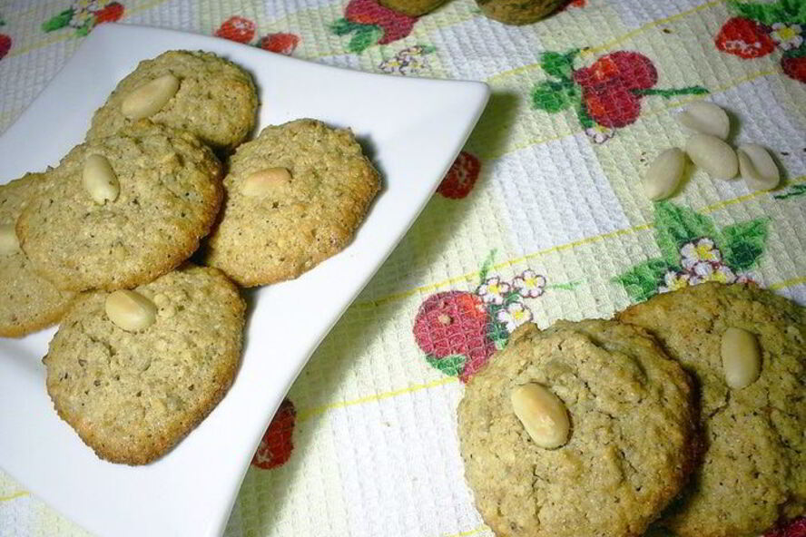 Рецепт овсяного печенья без муки мегаореховое