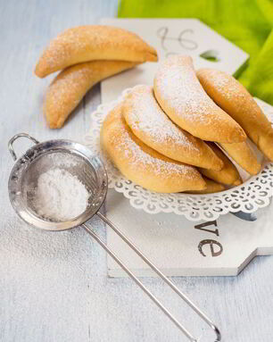 Печенье Бананы с творожной начинкой