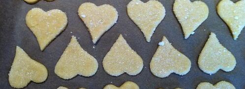 печенье сахарные сердечки. Шаг 4
