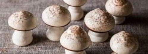 печенье в виде грибочков. Шаг 9