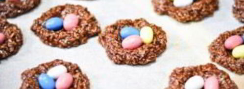 шоколадное печенье гнезда. Шаг 6