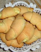 Вкусные рогалики с творогом