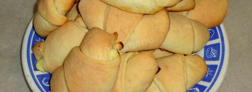 вкусные рогалики с творогом. Шаг 12