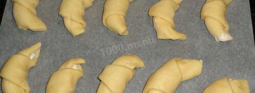 вкусные рогалики с творогом. Шаг 11