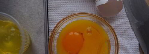 воздушные рогалики с хрустящей ореховой начинкой. Шаг 4