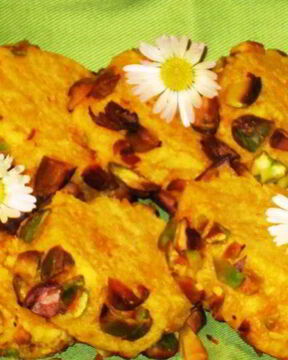 Закусочное печенье Сабле с фисташками