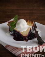 Черничный пирог