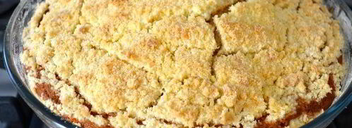 домашний пирог с крошкой. Шаг 10