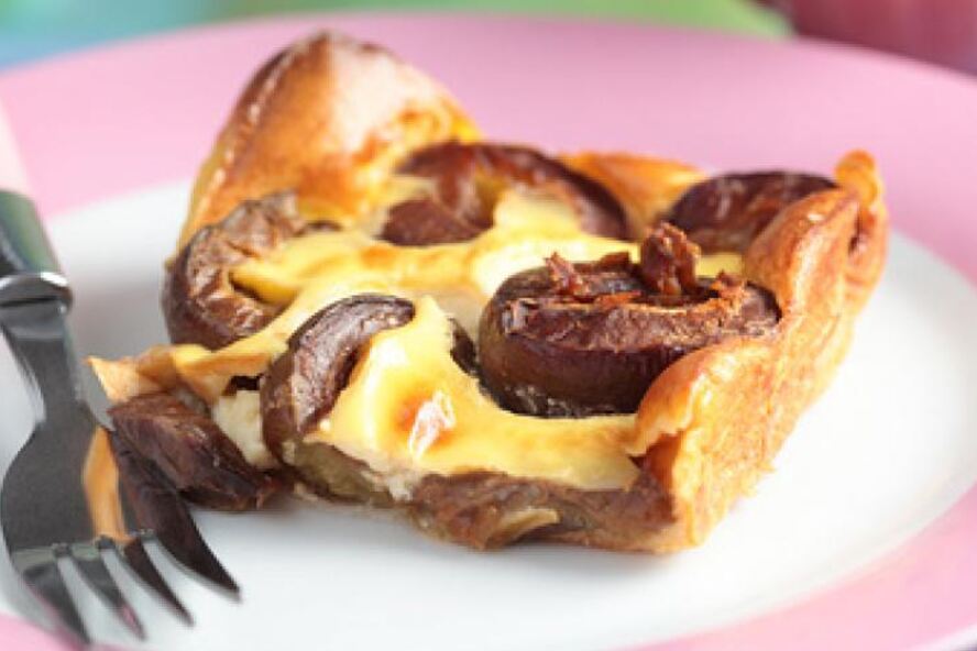 Рецепт французского сливового пирога