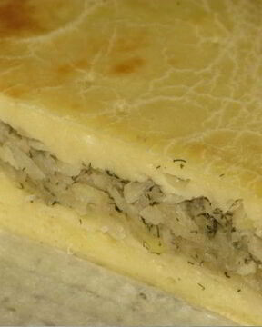 Картофельный пирог с луком
