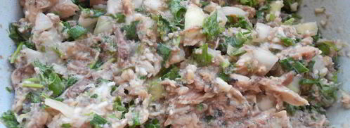 картофельный пирог с сардинами в мультиварке. Шаг 3