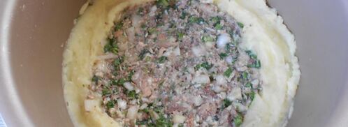 картофельный пирог с сардинами в мультиварке. Шаг 5