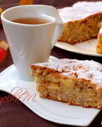 Кокосово-яблочный пирог