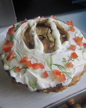 Курник — мясной кулич