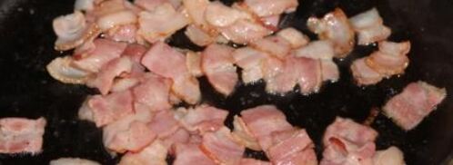 лотарингский пирог с курицей, пореем и беконом. Шаг 11