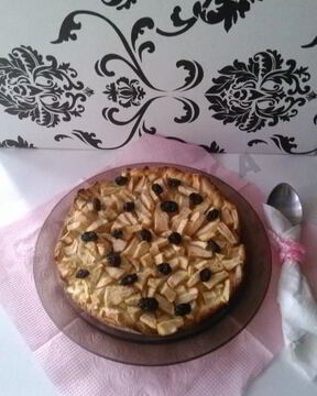 Мини-пирог с яблоками