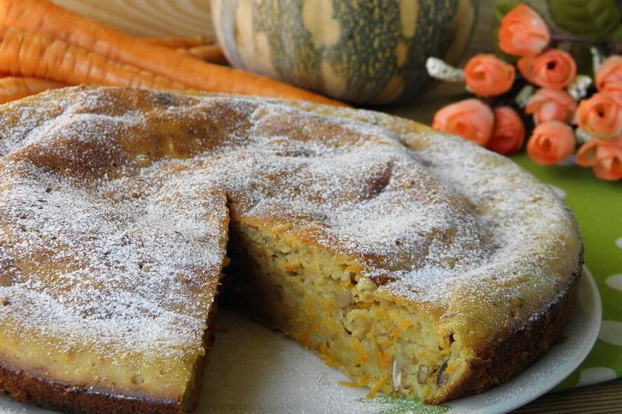 Рецепт морковного пирога классического