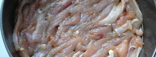 мясной пирог чайная роза. Шаг 4