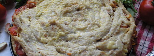 мясной пирог чайная роза. Шаг 10