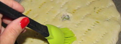 мясной пирог на кефире. Шаг 9