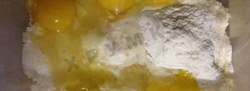 пирог чизкейк с творожной начинкой и фруктами. Шаг 5