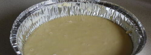 пирог из кукурузной муки со сливами. Шаг 6