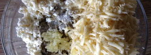 пирог с баклажанами и адыгейским сыром. Шаг 4