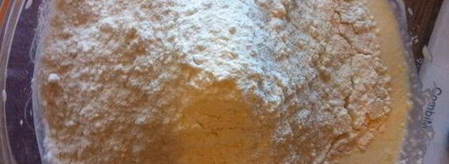 пирог с баклажанами и адыгейским сыром. Шаг 7